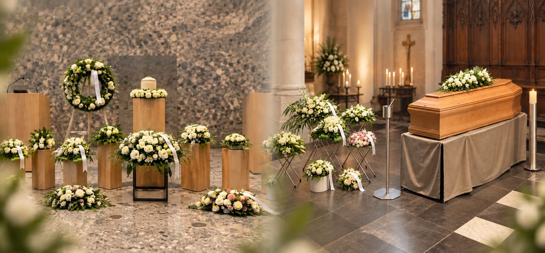 De kerk en het crematorium